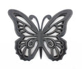 23" X 19" Black Butterfly Wood Hanging Dimensional Sculpture