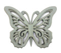 23" X 19" Gray Butterfly Wood Hanging Dimensional Sculpture