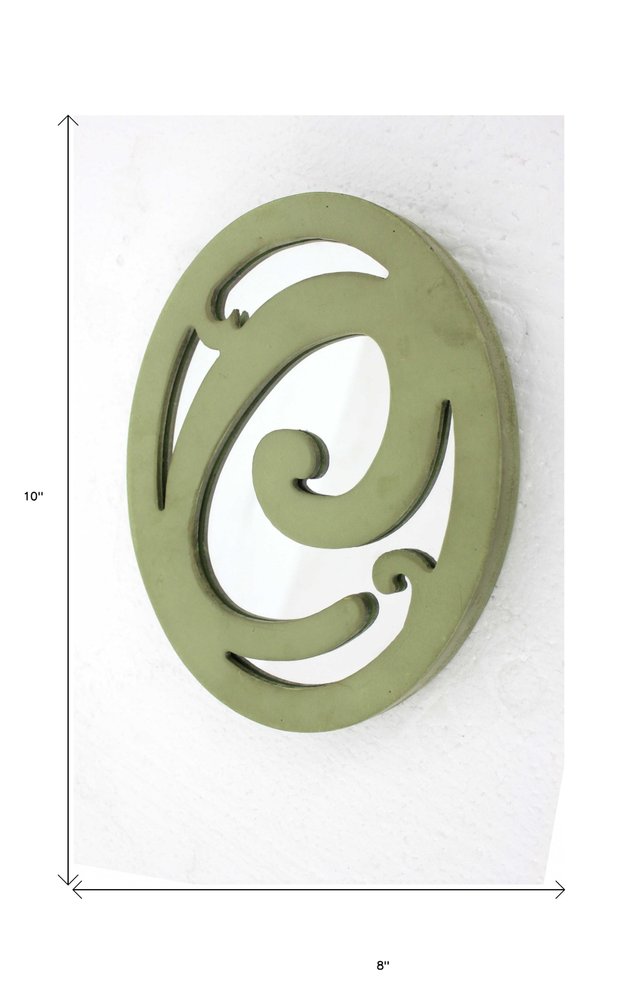 Green Wood Wall Decor
