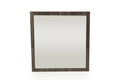 41" Gray Square Wood Framed Accent Mirror