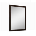 43" Dark Brown Framed Dresser Mirror