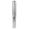 56" Silver Aluminum Cylinder Table Vase