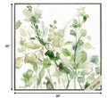 30" X 30" Woodtoned Frame Sage Garden Ii