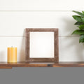 6" x 6" Brown Solid Wood Tabletop Picture Frame