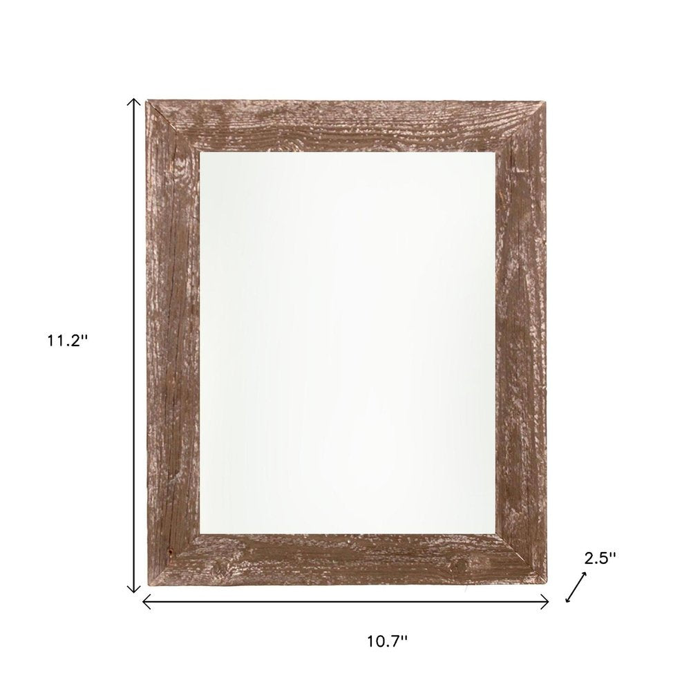 8" x 8" Gray Reclaimed Wood Tabletop Picture Frame