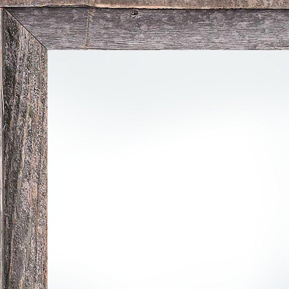 20" x 30" Gray Solid Wood Hanging Picture Frame