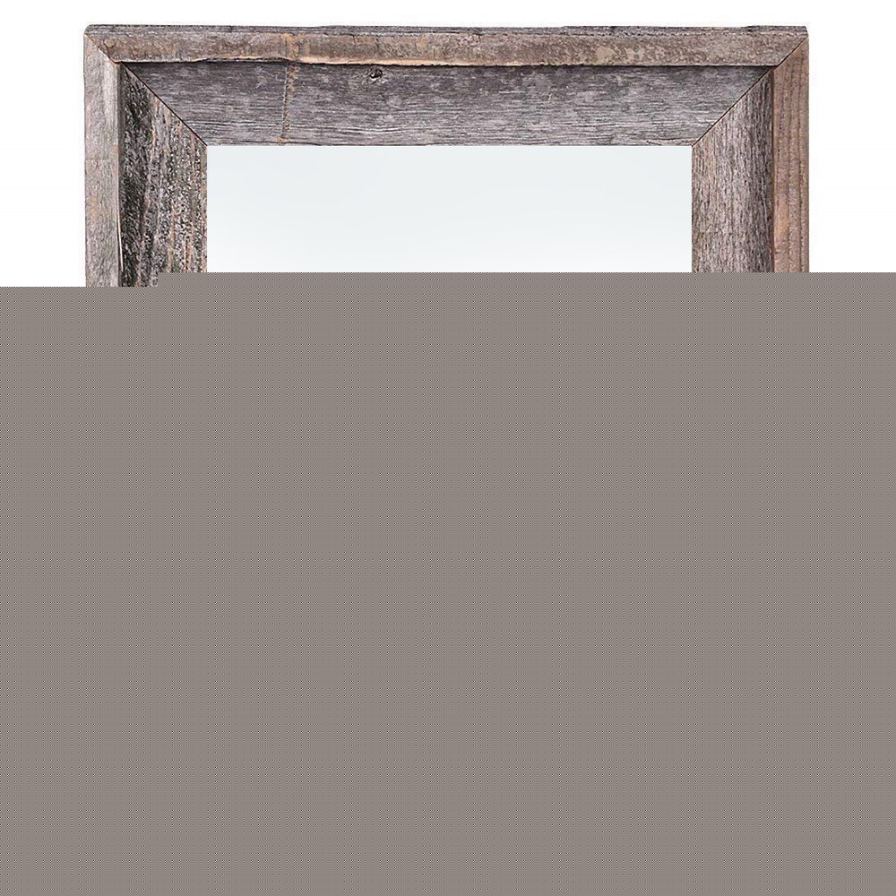 20" x 30" Gray Solid Wood Hanging Picture Frame