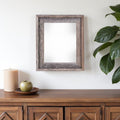 11" x 14" Gray Solid Wood Hanging Picture Frame