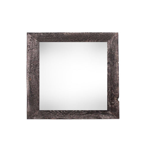10" x 10" Black Solid Wood Hanging Picture Frame