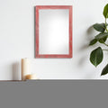 11" x 14" Red Solid Wood Hanging Picture Frame
