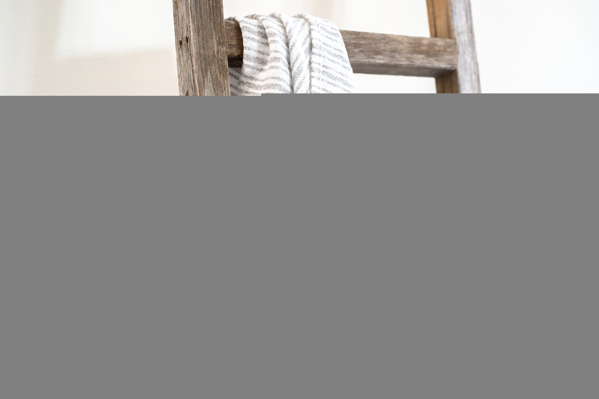 60" X 15" Gray Wood Hanging Dimensional Sculpture