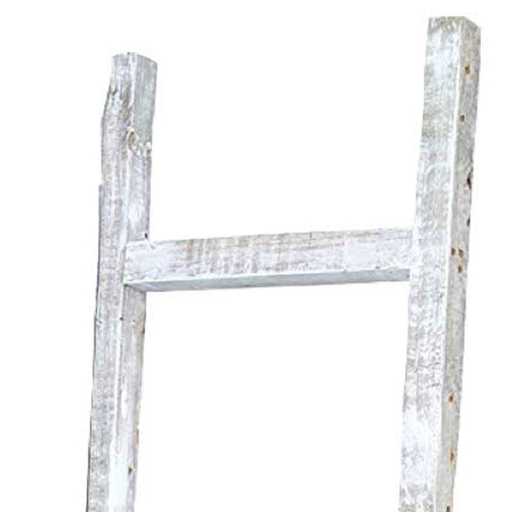 72" X 16" White Wood Hanging Dimensional Sculpture
