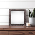 6" x 6" Black Solid Wood Tabletop Picture Frame