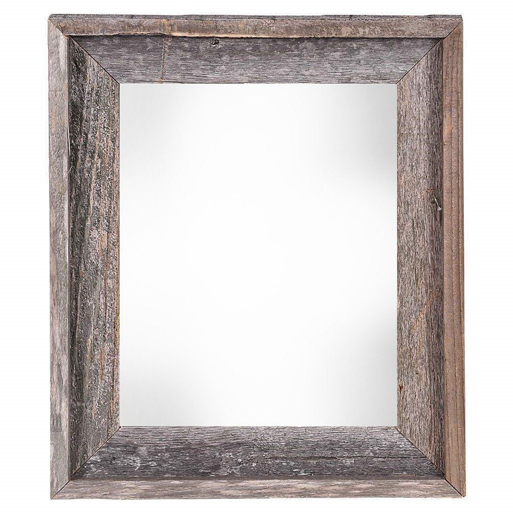 24" x 30" Gray Solid Wood Hanging Picture Frame