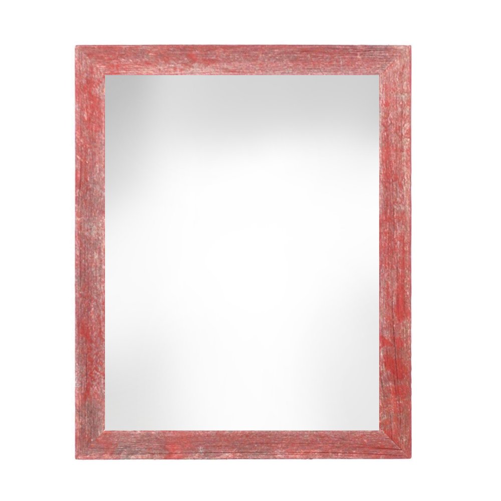 12" x 18" Red Solid Wood Hanging Picture Frame