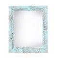 12" x 18" Blue Solid Wood Hanging Picture Frame