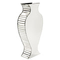 28" Clear Crystal Glass Table Vase