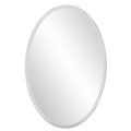 Oval Shaped Frameless Mirror