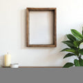 10" x 10" Gray Solid Wood Hanging Picture Frame