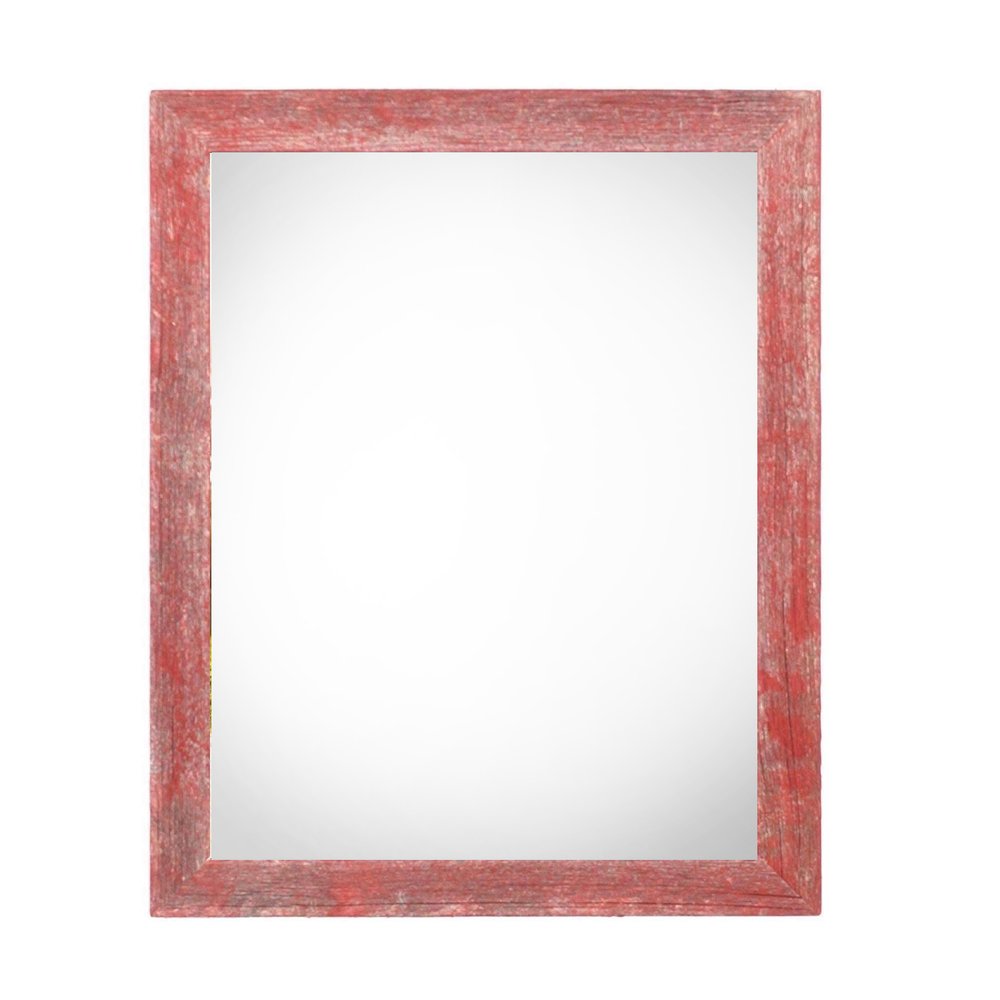 11" x 14" Red Solid Wood Hanging Picture Frame