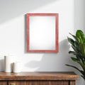 11" x 14" Red Solid Wood Hanging Picture Frame