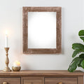 12" x 18" Brown Solid Wood Hanging Picture Frame