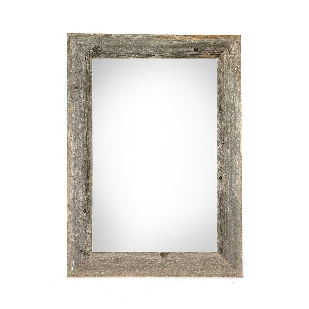 12" x 24" Gray Solid Wood Hanging Picture Frame