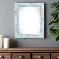 16" x 20" Blue Solid Wood Hanging Picture Frame