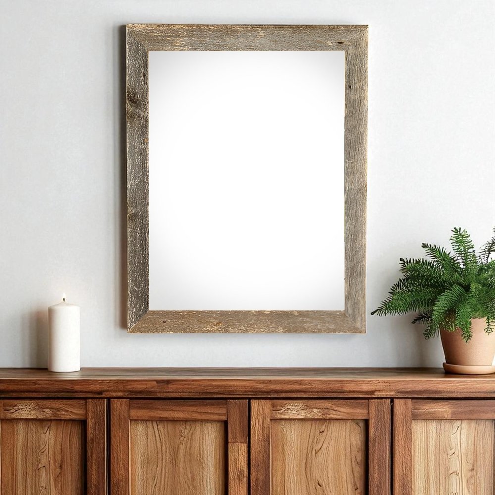 20" x 24" Gray Solid Wood Hanging Picture Frame