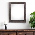 20" x 28" Black Solid Wood Hanging Picture Frame