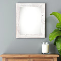 20" x 30" White Solid Wood Hanging Picture Frame