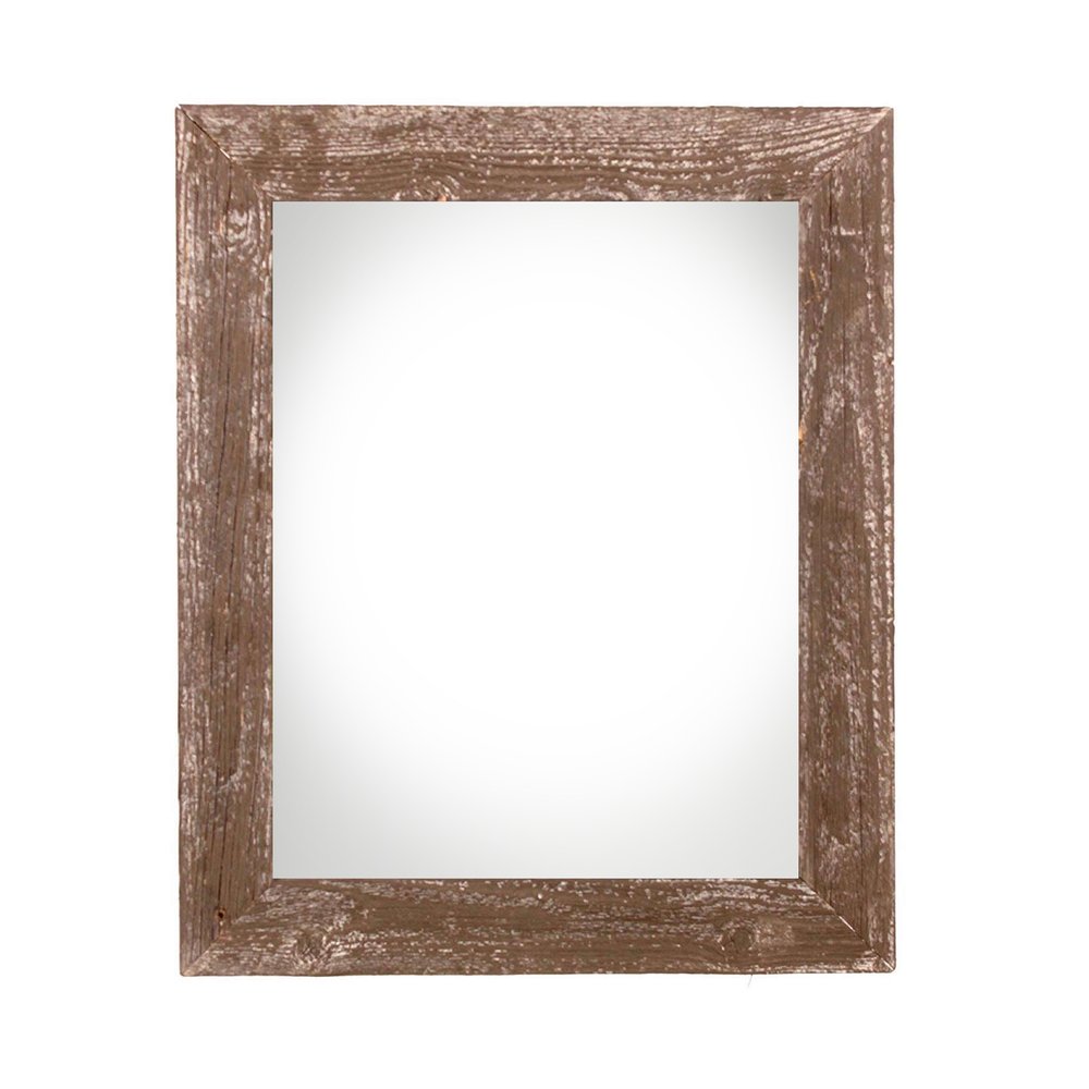 22" x 28" Brown Solid Wood Hanging Picture Frame