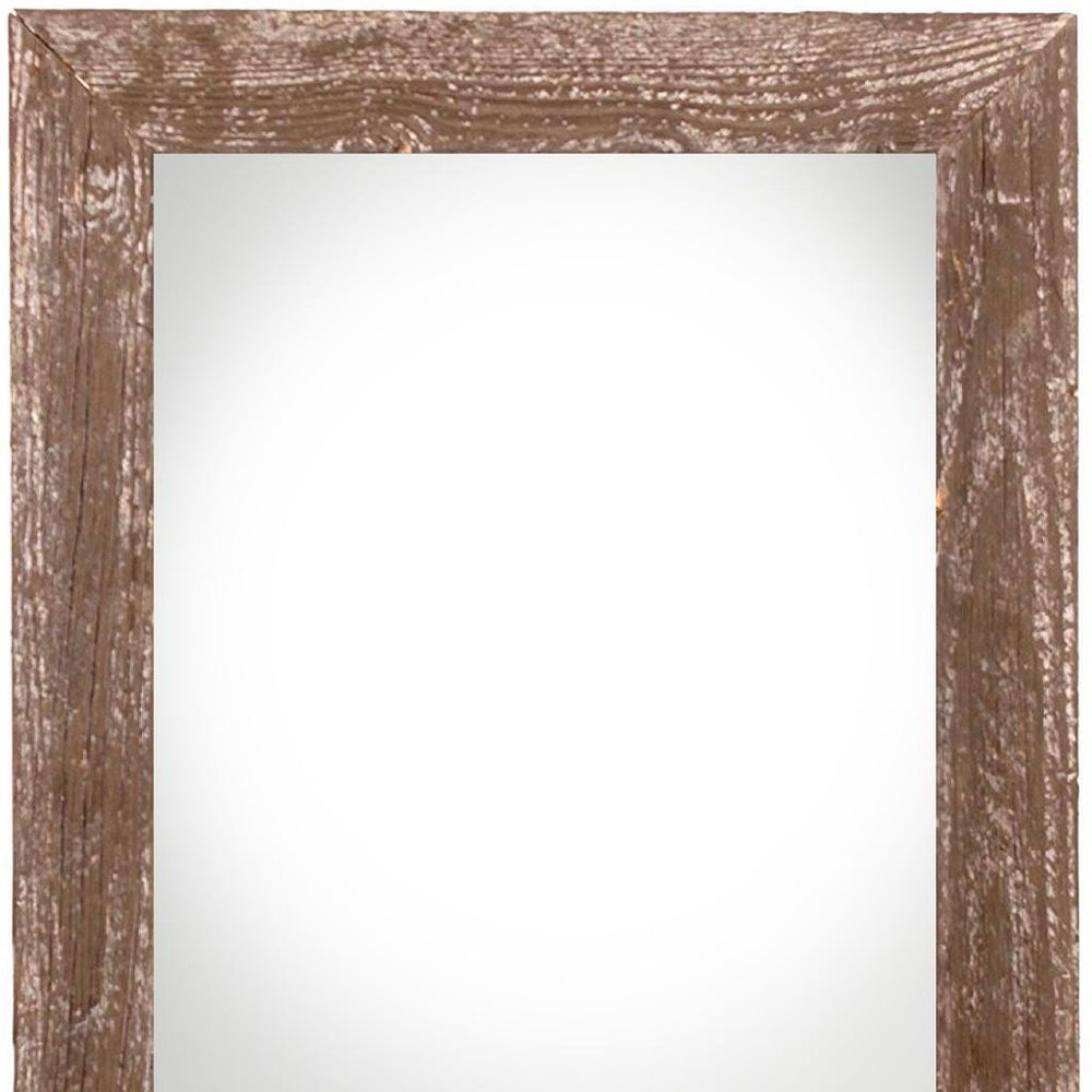 22" x 28" Brown Solid Wood Hanging Picture Frame