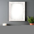 22" x 28" White Solid Wood Hanging Picture Frame