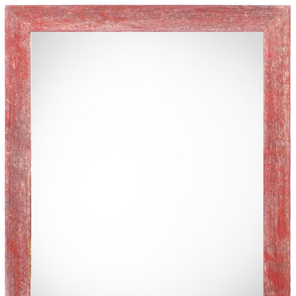 8" x 10" Red Solid Wood Tabletop Picture Frame