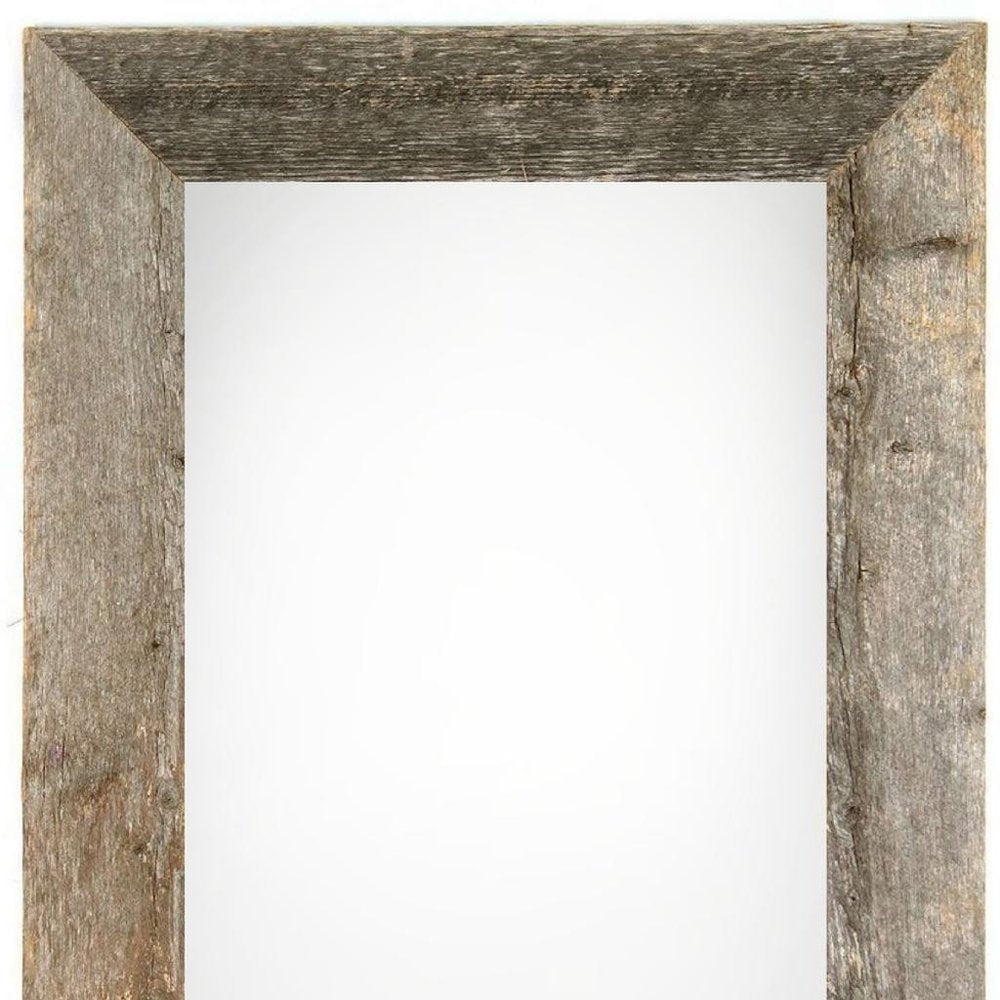 9" x 12" Gray Solid Wood Hanging Picture Frame