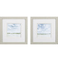 Set of Two Landscape Abstract Watercolor Wall Art