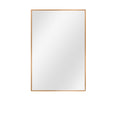 36" Silver Metal Accent Mirror