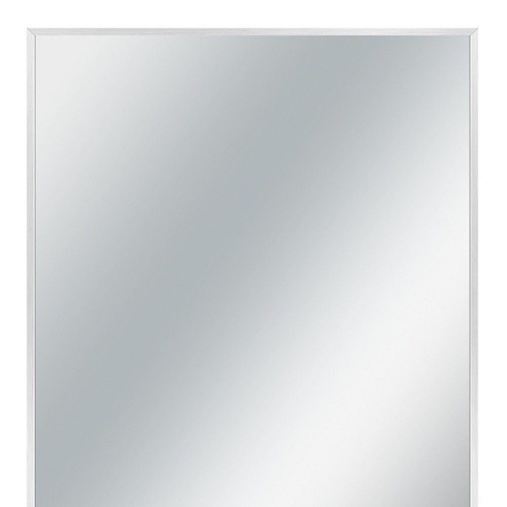 36" Silver Metal Accent Mirror