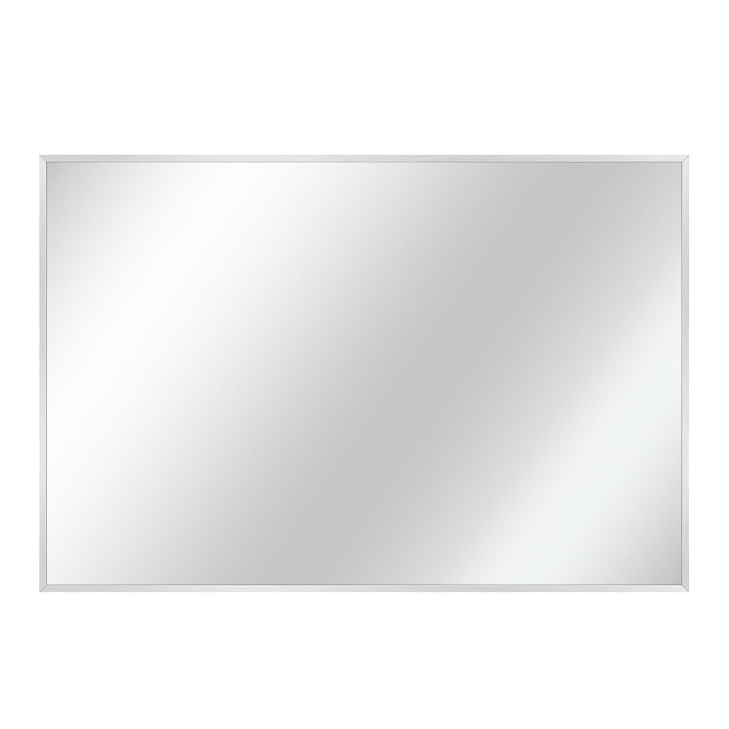36" Silver Metal Accent Mirror