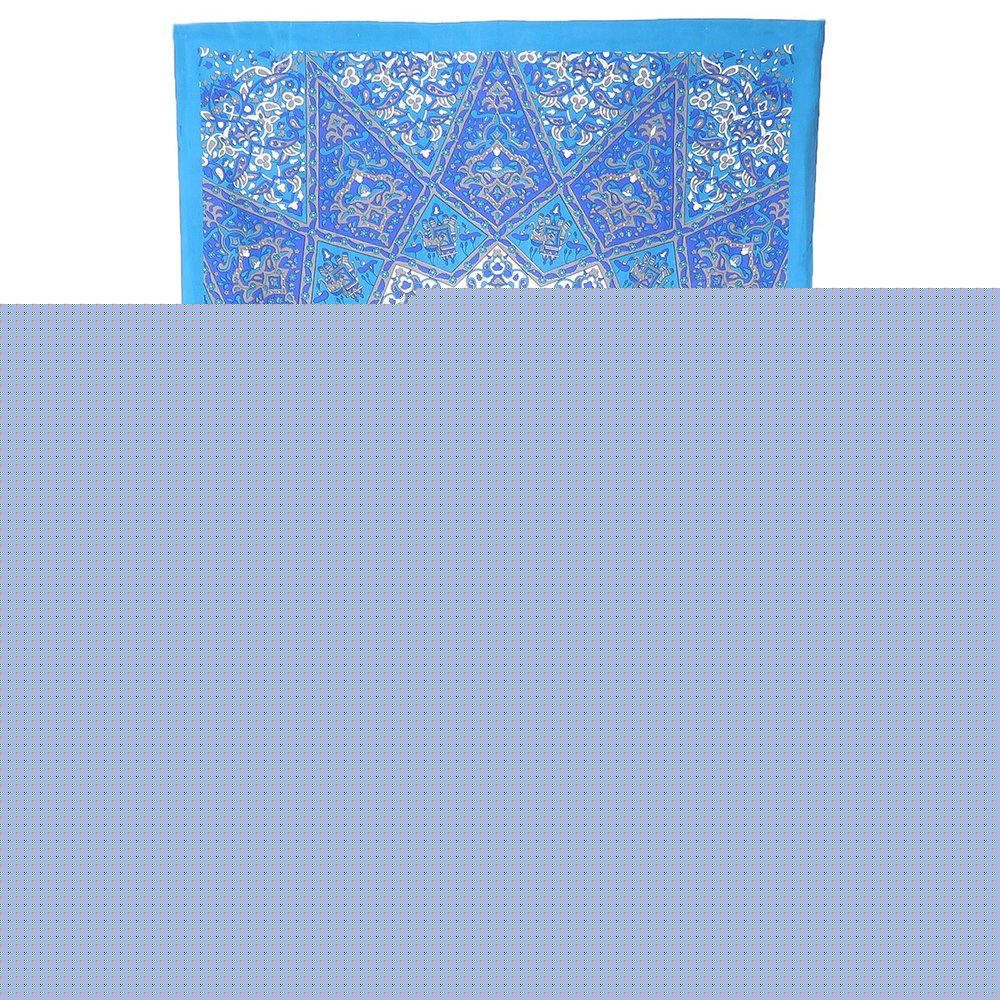 80" X 56" Royal Blue Mandala Cotton Hanging Tapestry