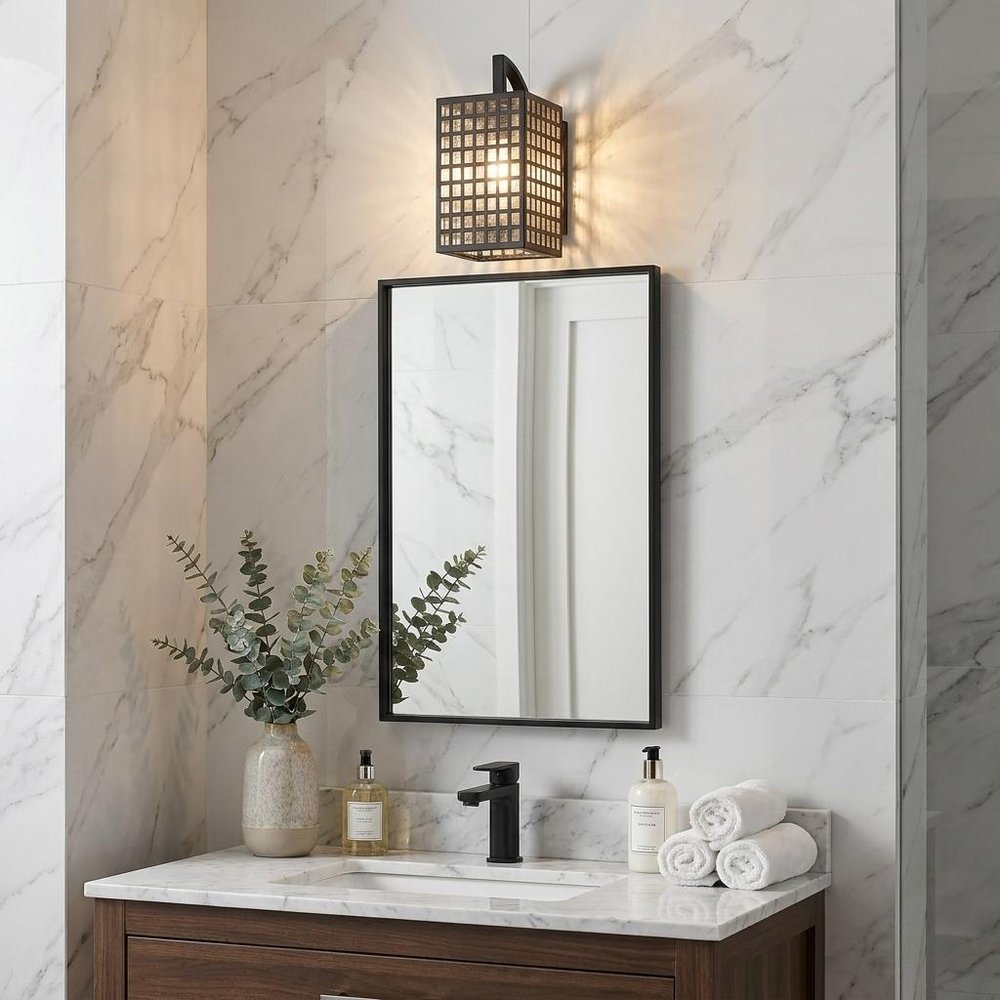 Letzel 3-Light Oil-Rubbed Bronze Wall Light