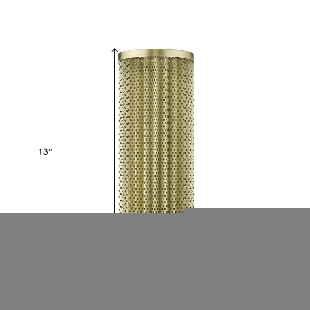 Basetti 1-Light Gold Sconce