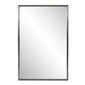 36" Gunmetal Metal Framed Accent Mirror