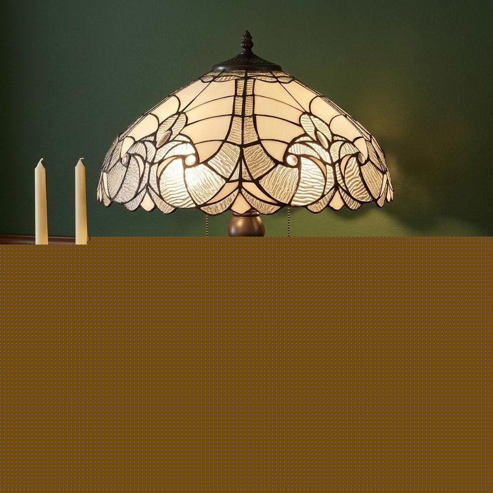 24" Dark Brown Metal Two Light Candlestick Table Lamp With Dark Brown Shade
