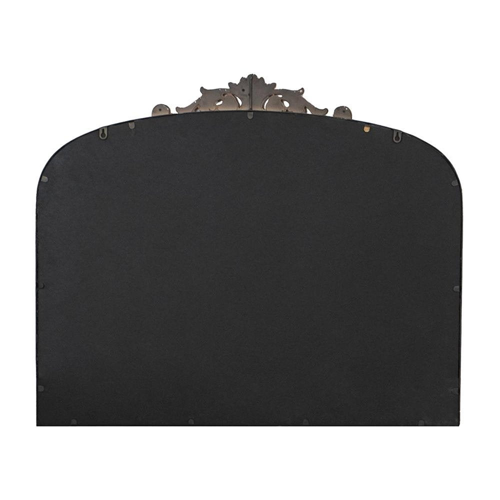 31" Gold Arch Iron Framed Accent Mirror