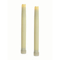 Set of Two Ivory Flameless Taper Candle