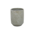 Gray Ceramic 20 Ounce Crackle Mosaic Round Distressed Pot Planter