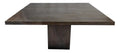 42" Brown Solid Wood Dining Table
