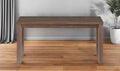 35" Espresso Solid Wood Dining Table